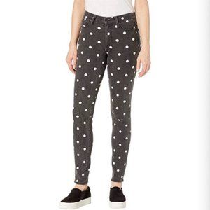 Paige Women's Verdugo Gray Polka Dot Ultra Skinny Denim Jeans